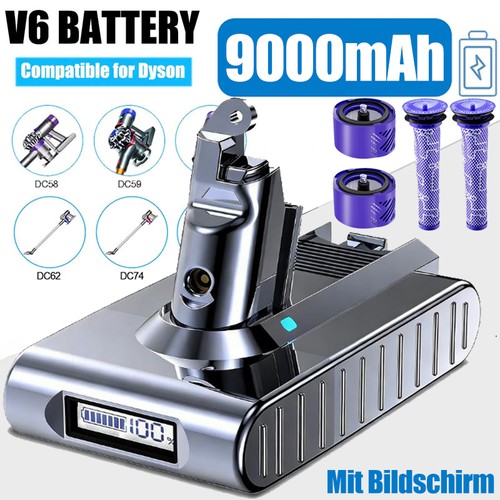 Batteria 9000mah per dyson - batteria,