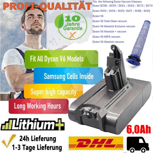 Per dyson batteria di - v6,