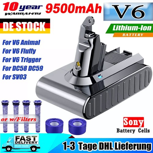 Batteria 9000 mah per - mah, dyson
