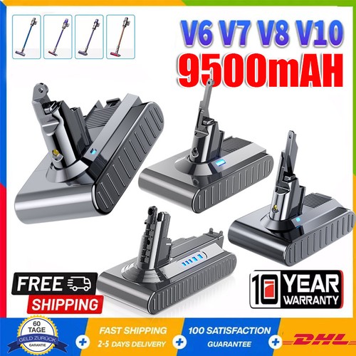 Batteria 9500 mah per dyson - mah, v8