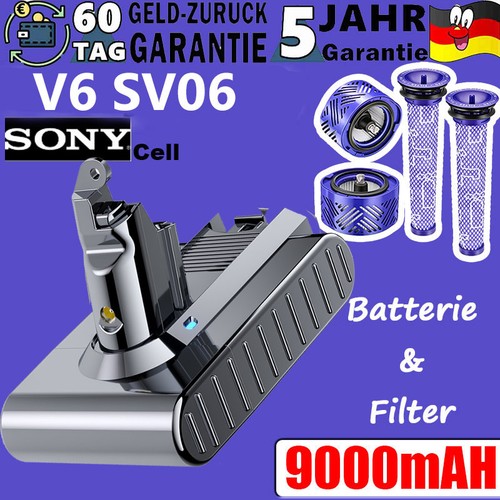 9000 mah per dyson v6 - 9000,