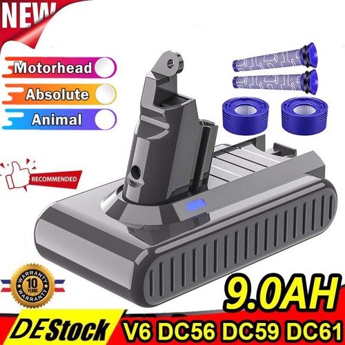 9000 mah per batteria dyson - mah, v6